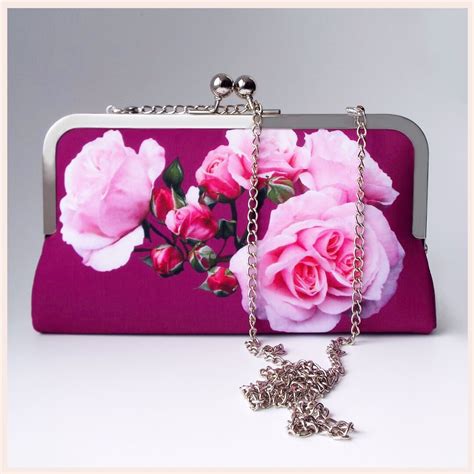 magenta designer mini bag|magenta pink clutch bag.